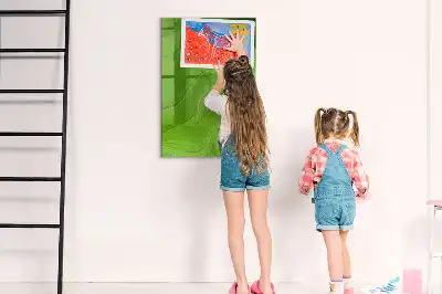 Tablica magnetyczna do rysowania z motywem abstrakcyjnej fali