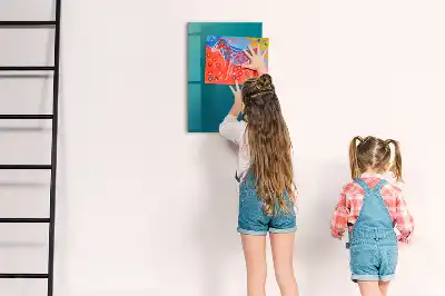 Tablica magnetyczna z pisakiem wzór abstrakcja geometryczna