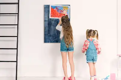 Tablica magnetyczna z pisakiem wzór dekoracyjny marmur