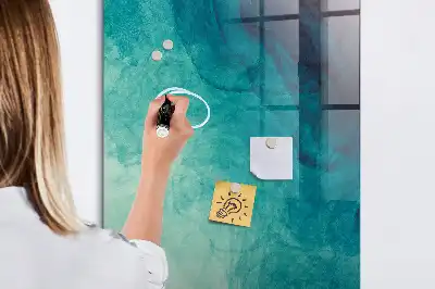 Tablica magnetyczna z pisakiem wzór morska abstrakcja