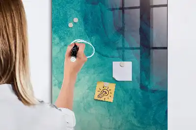 Tablica magnetyczna z pisakiem wzór morska abstrakcja