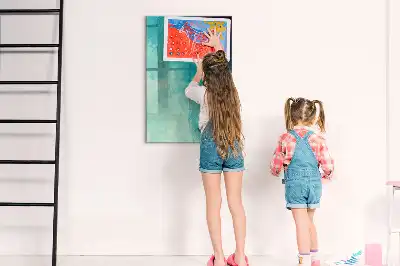 Tablica magnetyczna z pisakiem wzór morska abstrakcja