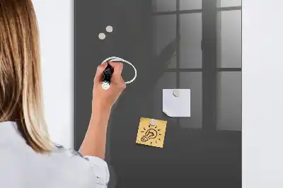 Tablica magnetyczna z pisakiem w kolorze szarym