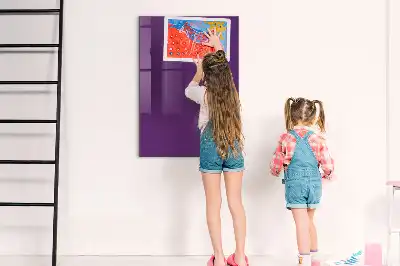 Tablica magnetyczna do rysowania w kolorze fioletowym