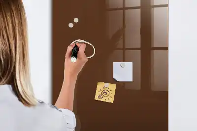 Tablica magnetyczna do rysowania w brązowym kolorze