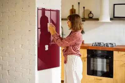 Tablica magnetyczna do rysowania w kolorze bordowym