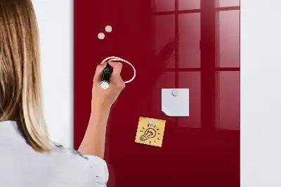 Tablica magnetyczna do rysowania w kolorze bordowym