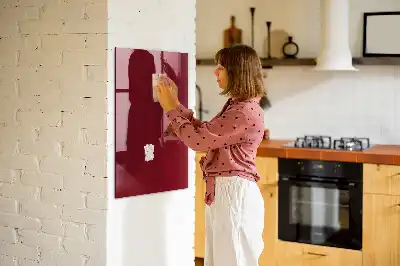 Tablica magnetyczna do rysowania w kolorze bordowym
