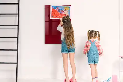 Tablica magnetyczna do rysowania w kolorze bordowym