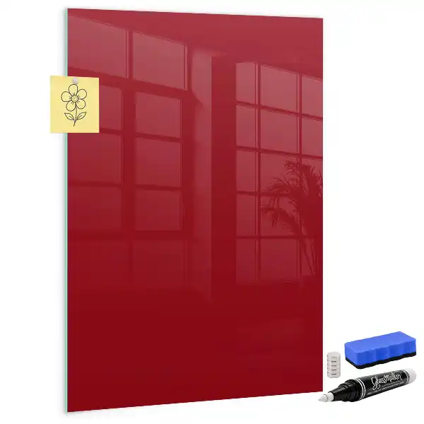 Tablica magnetyczna z pisakiem w kolorze czerwonym