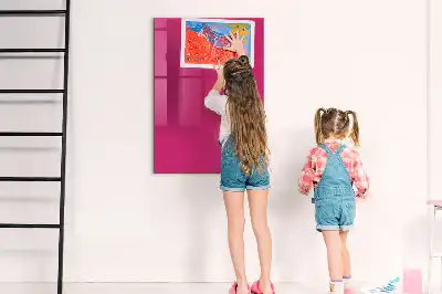Tablica magnetyczna do rysowania w intensywnym różowym kolorze