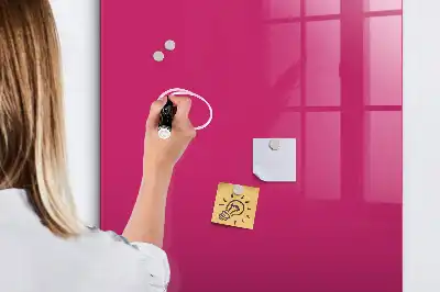 Tablica magnetyczna do rysowania w intensywnym różowym kolorze