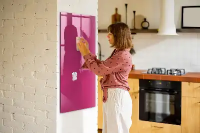 Tablica magnetyczna do rysowania w intensywnym różowym kolorze