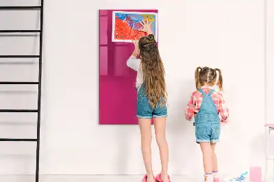 Tablica magnetyczna do rysowania w intensywnym różowym kolorze