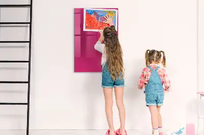 Tablica magnetyczna do rysowania w intensywnym różowym kolorze
