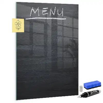 Tablica magnetyczna do rysowania w formie menu