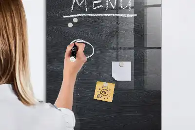 Tablica magnetyczna do rysowania w formie menu