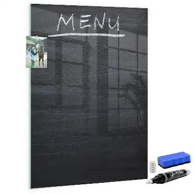 Tablica magnetyczna do rysowania w formie menu