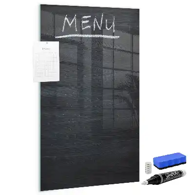 Tablica magnetyczna do rysowania w formie menu