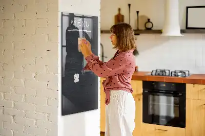Tablica magnetyczna do rysowania w formie menu