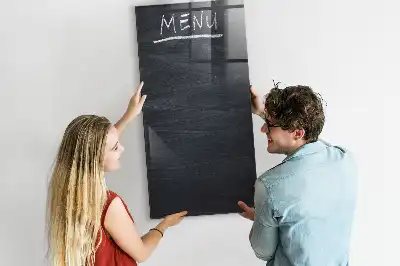 Tablica magnetyczna do rysowania w formie menu