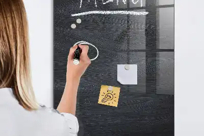 Tablica magnetyczna do rysowania w formie menu