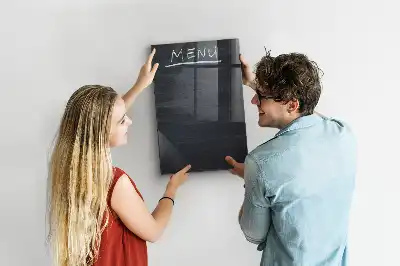 Tablica magnetyczna do rysowania w formie menu