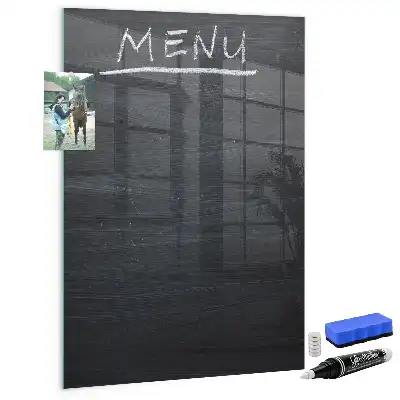 Tablica magnetyczna do rysowania w formie menu