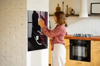 Tablica magnetyczna do rysowania wzór rozlane wino