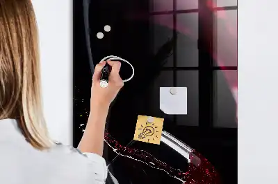 Tablica magnetyczna do rysowania wzór rozlane wino