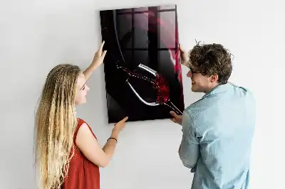Tablica magnetyczna do rysowania wzór rozlane wino