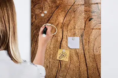 Tablica magnetyczna do rysowania wzór stare drewno
