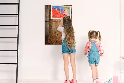 Tablica magnetyczna do rysowania wzór stare drewno