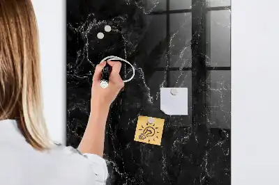 Tablica magnetyczna do rysowania w kolorze ciemnego marmuru