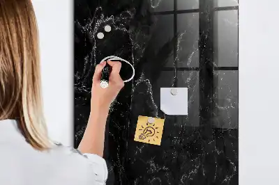 Tablica magnetyczna do rysowania w kolorze ciemnego marmuru