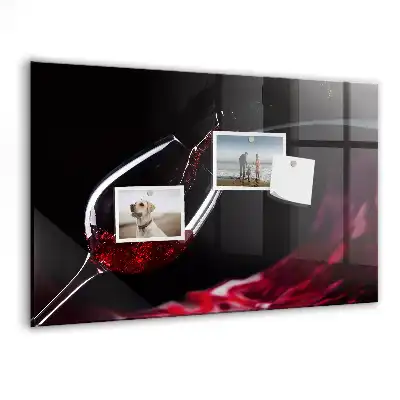 Tablica magnetyczna suchościeralna w wersji wino