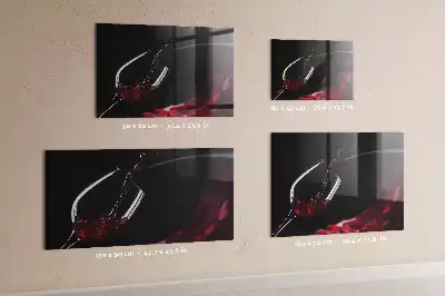 Tablica magnetyczna suchościeralna w wersji wino
