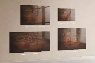 Tablica magnetyczna do pisania w stylu starego drewna