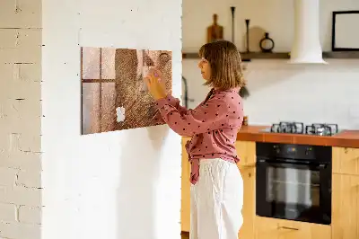 Tablica magnetyczna z nadrukiem starego pnia drzewa