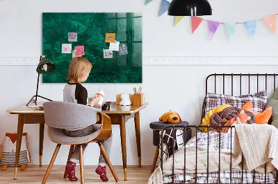 Tablica magnetyczna suchościeralna w kolorze szmaragdowym