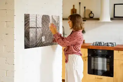Tablica magnetyczna do pisania w kształcie pnia drzewa