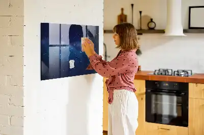 Tablica magnetyczna do pisania Ciemne niebo i gwiazdy