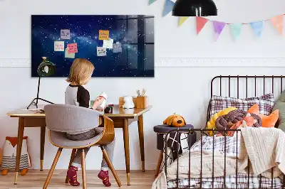 Tablica magnetyczna do pisania Ciemne niebo i gwiazdy