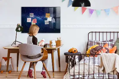 Tablica magnetyczna do pisania Ciemne niebo i gwiazdy