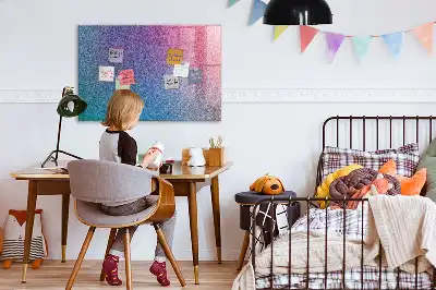 Tablica magnetyczna do pisania z gradientowym wzorem