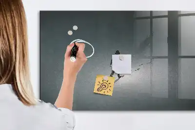 Tablica magnetyczna do pisania wędrowiec w ciemności