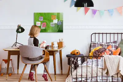 Tablica magnetyczna suchościeralna wzór nowoczesne fale