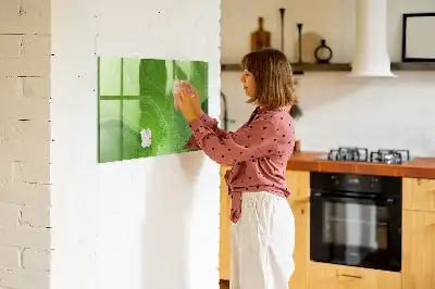 Tablica magnetyczna suchościeralna wzór nowoczesne fale