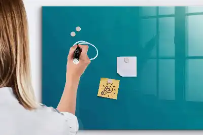 Tablica magnetyczna suchościeralna z motywem morskiej abstrakcji