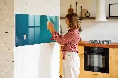 Tablica magnetyczna suchościeralna z motywem morskiej abstrakcji